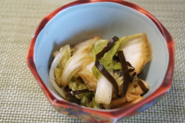 白菜の醤油麹漬け