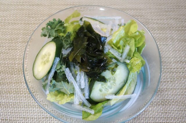 海藻サラダ 味噌マスタードドレッシング