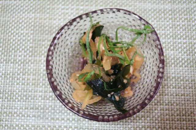 ワカメと切干大根の醤油麹和え