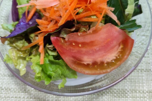 野菜サラダ 梅風味ナッツドレッシング