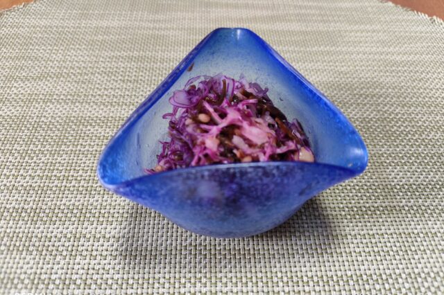 高きびとひじきと豆の和え物