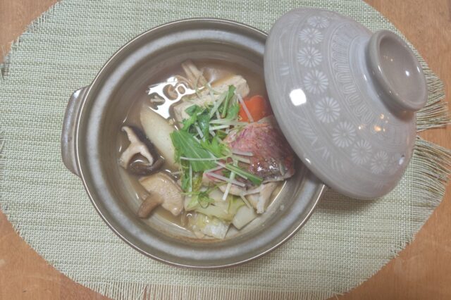 魚と野菜の湯豆腐鍋