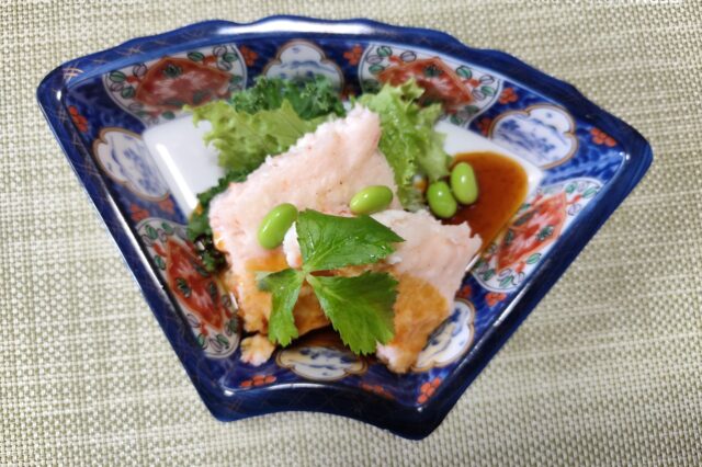 海老しんじょうのあんかけ