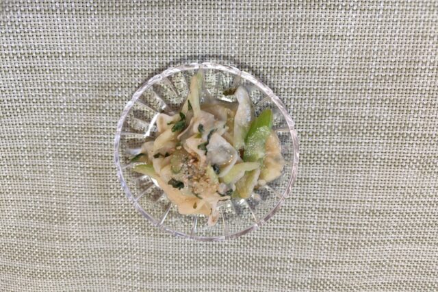 大根とセロリの梅味噌漬け