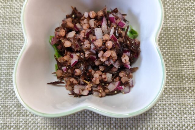 高きびとひじきのマリネ