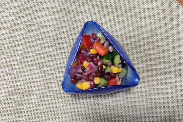 塩小豆と野菜のマリネ