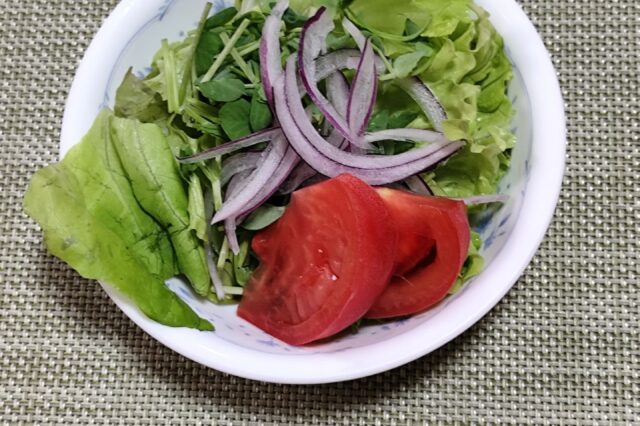 野菜サラダ 大葉味噌ドレッシング