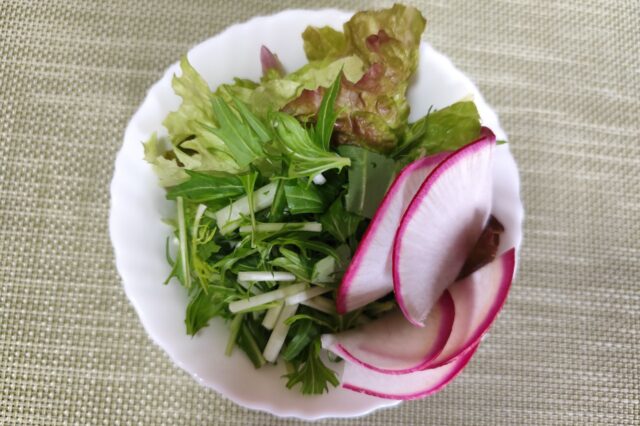 野菜サラダ パプリカドレッシング