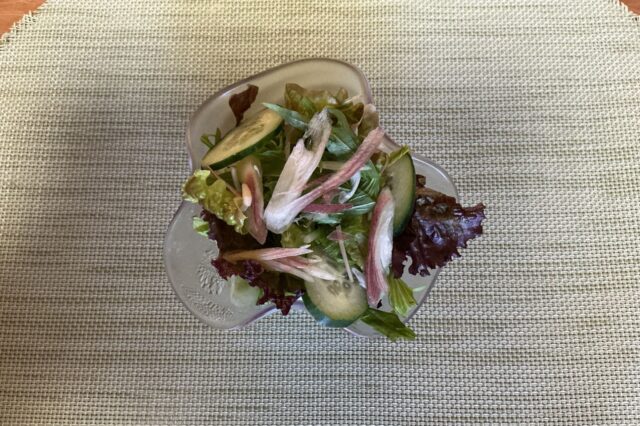 野菜サラダ ワサビ醤油ドレッシング