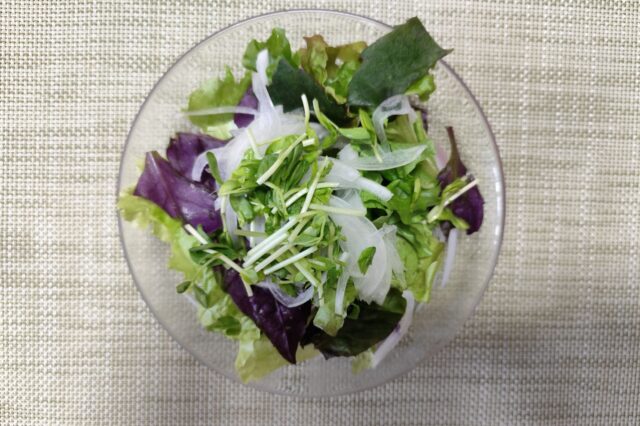 野菜サラダ ごまクリームドレッシング