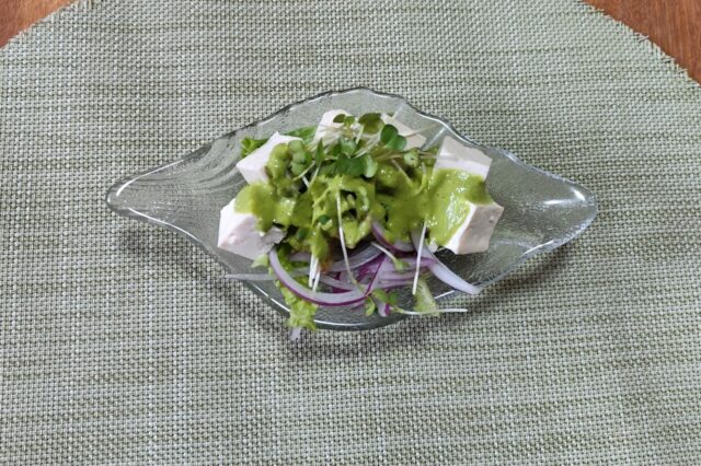 野菜サラダ 小松菜ドレッシング