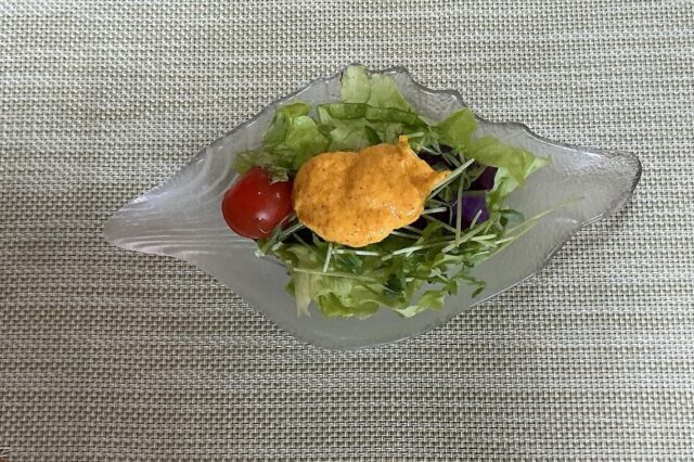 野菜サラダ 人参マスタードドレッシング