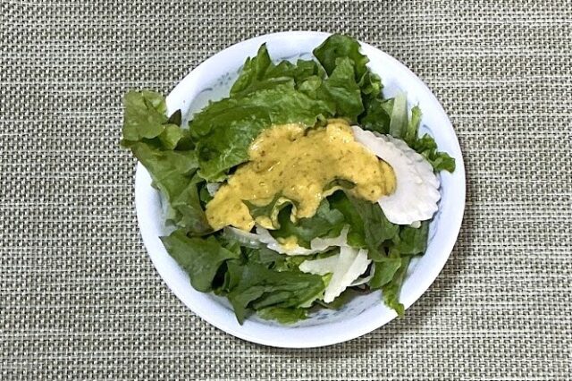 野菜サラダ ごまレモンドレッシング