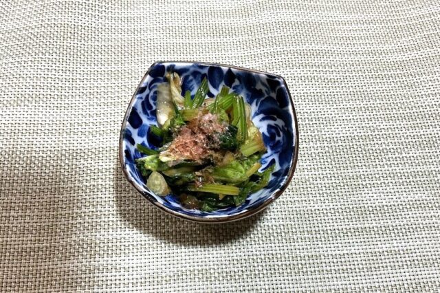 青菜と白菜のお浸し