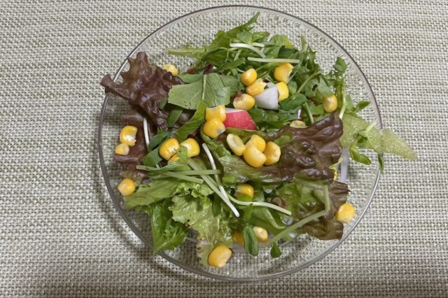 野菜サラダ 醤油麹ドレッシング