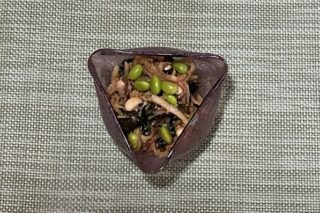 ワカメとミックスビーンズの和え物