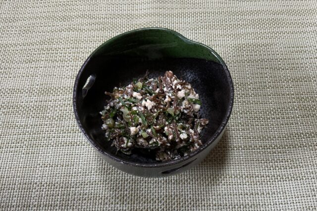 もずくの白和え.