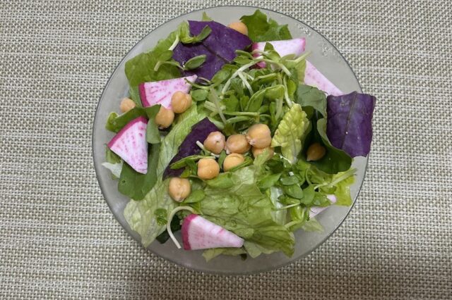 高きびとひじきと切干大根の梅和え