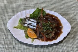 蒸し魚の野菜あんかけ