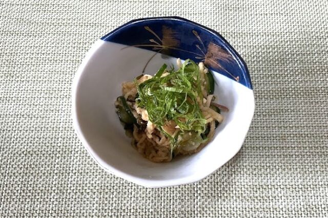 切干大根ときゅうりの香味和え