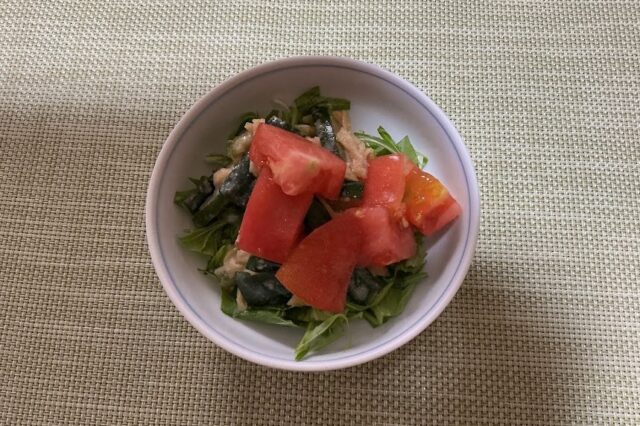 切干大根のバンバンジー風和え