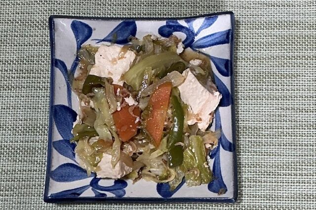 豆腐チャンプルー(桜エビ入り)⭐︎