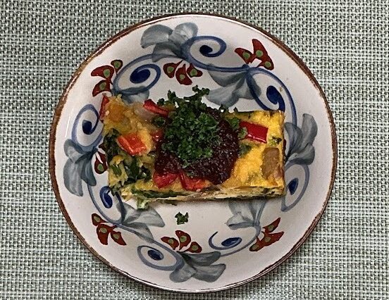 おから入り野菜たっぷりオムレツ⭐︎