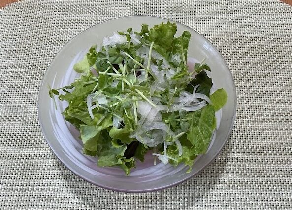 野菜サラダ《豆乳マスタードドレ》