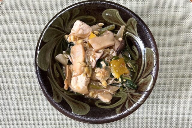 野菜と豆腐のピリ辛炒め★