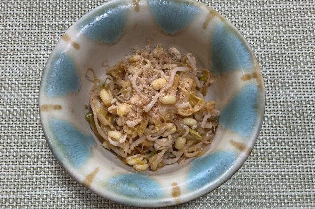 もやしとキャベツのコチュジャン和え