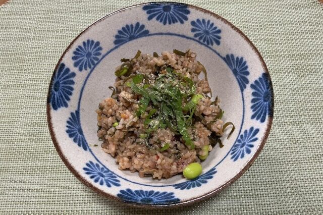 梅風味混ぜご飯(じゃこ入り)