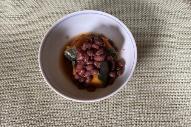 カボチャの小豆煮