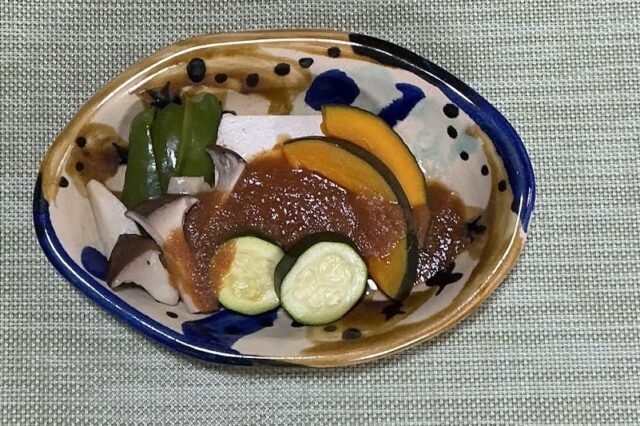 豆腐と野菜の玉ねぎ和風たれ⭐︎
