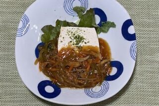 豆腐の甘酢あんかけ⭐︎