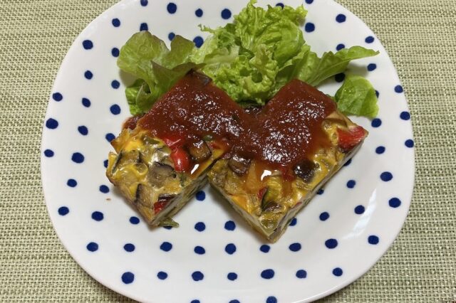 野菜たっぷりオムレツ⭐︎