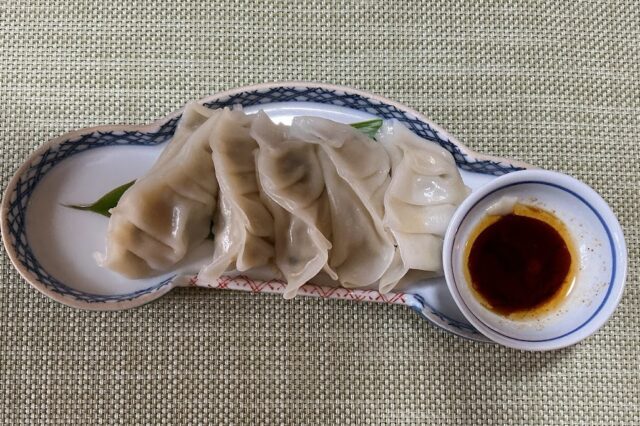 にんにく塩麹のおから入り米粉餃子