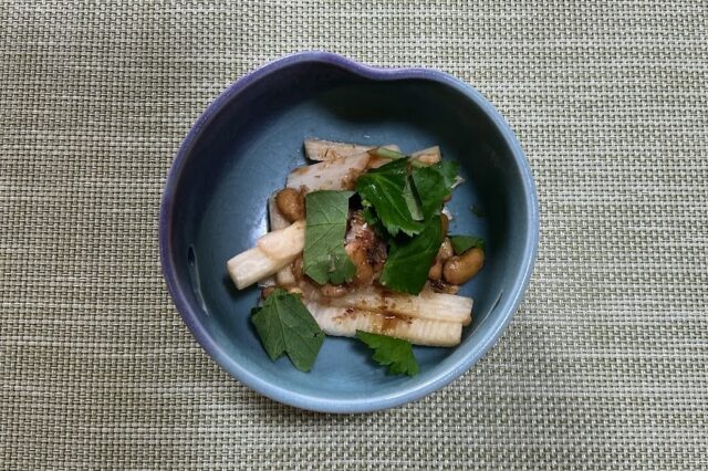 長芋の梅納豆和え