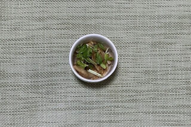 切干大根とセロリの炒りぬか和え