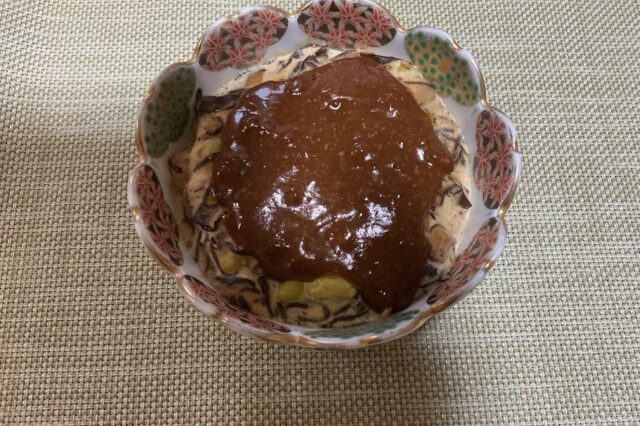具だくさん蒸し卵(桜エビ入り)