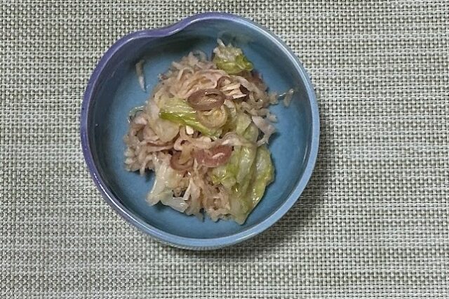 キャベツと切干大根の甘酢漬け