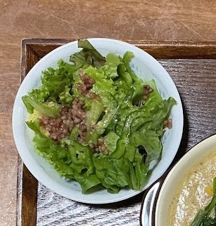 野菜サラダ《高きび梅酢ドレ》