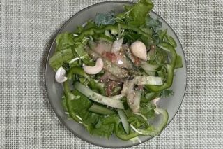グリーンサラダ《柚子胡椒梅ドレ》