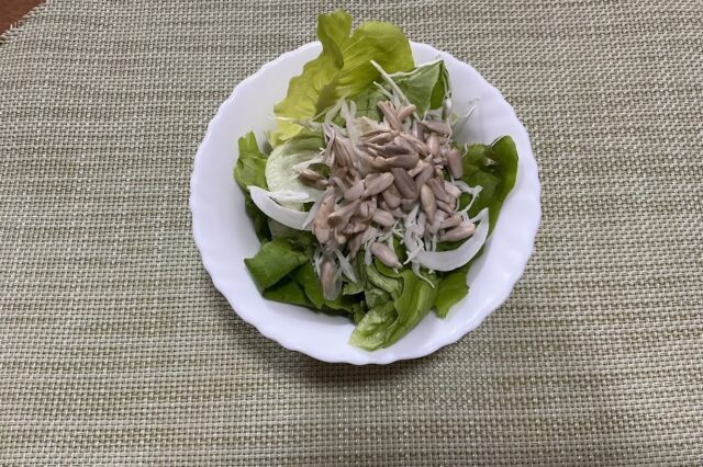 ヒマワリの種入り野菜サラダ《セロリドレ》⭐︎