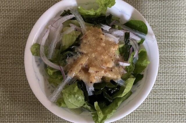 海藻サラダ《味噌マスタードドレ》