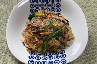 乾物野菜と春雨のチャプチェ(桜エビ入り)⭐︎