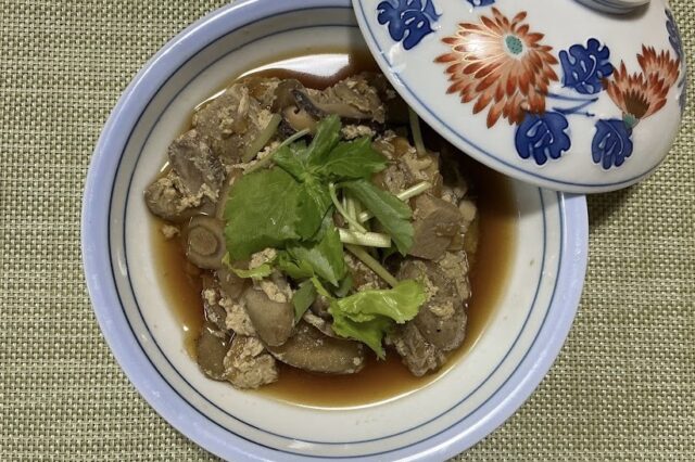 高野豆腐の卵とじ