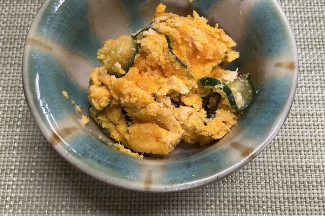 おからとカボチャの味噌マヨ和え