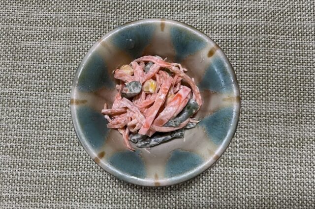 いんげんのスパイシーマヨ和え
