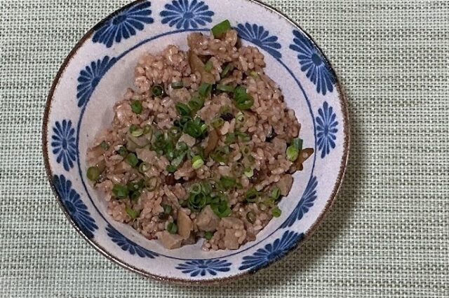 ごぼうと生姜の混ぜご飯(桜エビ入り)