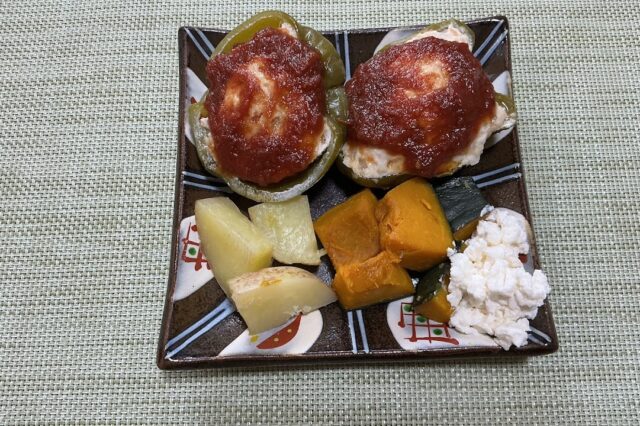 ピーマンの肉詰め⭐︎